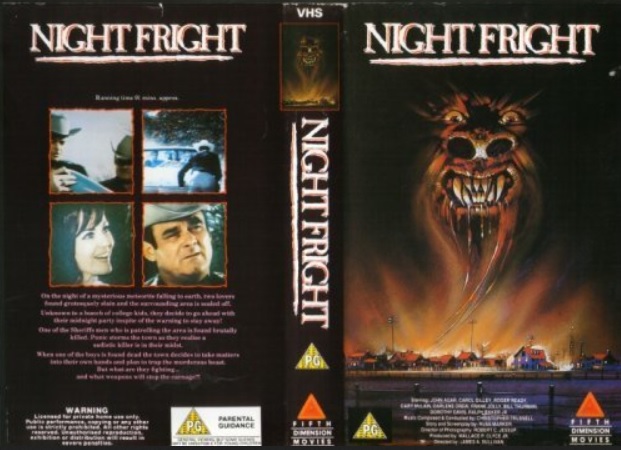 Night Fright VHS