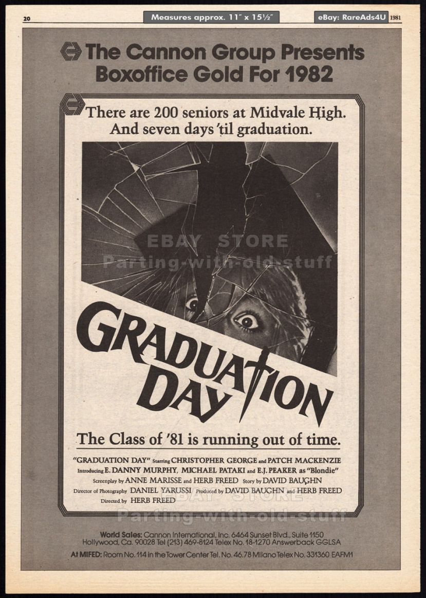 CANNON MONTH 2: Graduation Day (1981) – B&S About Movies